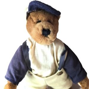 1990s Handmade‎ Vintage Boyds Bears Plush Bear Archive Series 12 Inch Overalls